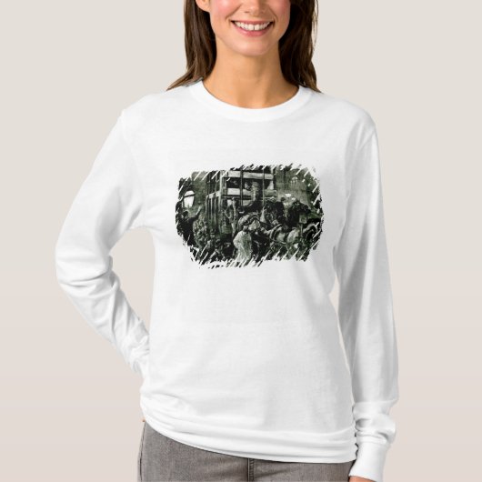 波止場へのジャンボの旅行 Tシャツ (正面)