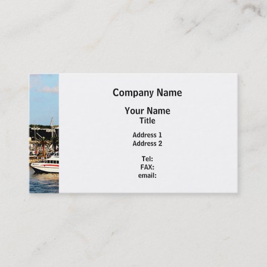 波止場アットキングズワーフバミューダ 名刺 (正面)