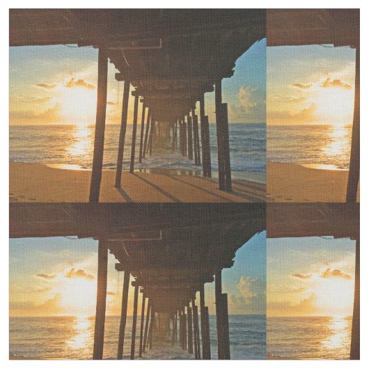 波止場アットサンライズ ファブリック (クローズアップ)