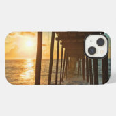 波止場アットサンライズ iPhoneケース (裏面横)