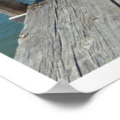 波止場アット澄んアイオワ湖 ポスター (角)