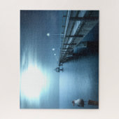 波止場オンベイ夕べ ジグソーパズル (縦)