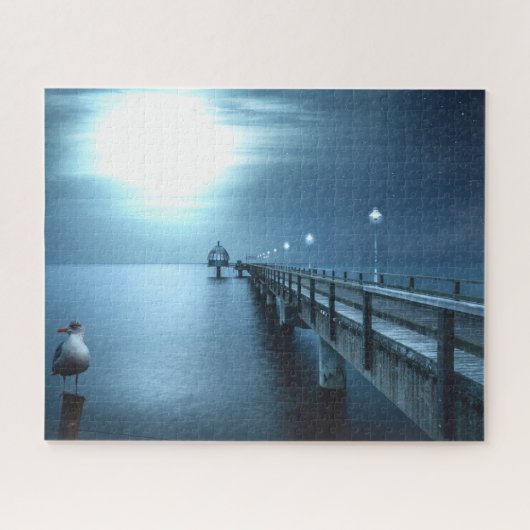 波止場オンベイ夕べ ジグソーパズル (横)