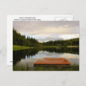 波止場オンマーシャル湖 ポストカード (正面/裏面)