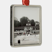 波止場ビューレイクサイドチャートークオハイオ メタルオーナメント (右)