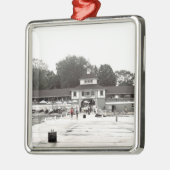 波止場ビューレイクサイドチャートークオハイオ メタルオーナメント (左)