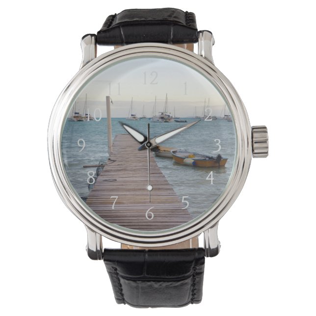 波止場ロブスターポット 腕時計 (正面)