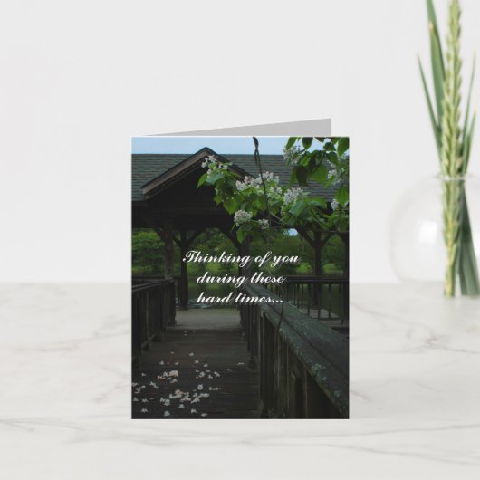 波止場写真の共感表 カード (正面)