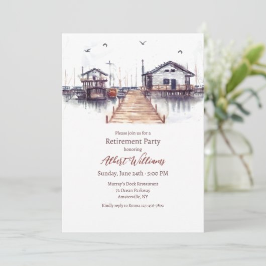 波止場招待状 招待状 (スタンド正面)