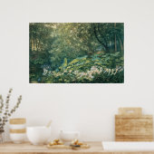 波止場葉の下で – 秋の夕べの夢 ポスター (キッチン)