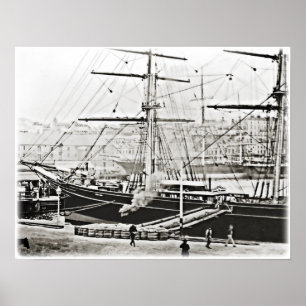 波止場(1869年)のCutty Sark ポスター