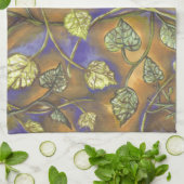 波状のキッ葉チンタオル キッチンタオル (折り畳み)