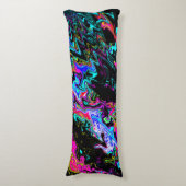 波状のサイケデリック瞬間...... ボディピロー (正面縦)