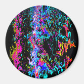 波状のサイケデリック瞬間...... マグネット (正面)