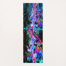 波状のサイケデリック瞬間...... ヨガマット