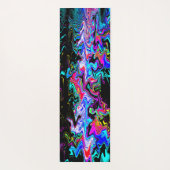 波状のサイケデリック瞬間...... ヨガマット (裏面)