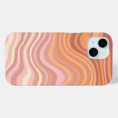 波状のサンセットカラーが特徴のスマホケース Case-Mate iPhoneケース (裏面 (横))