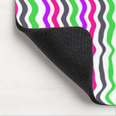 波状のストライプ2014年 マウスパッド (コーナー)