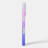 波状のピンクとパープルの抽象画 Case-Mate iPhoneケース (裏面 / 右)