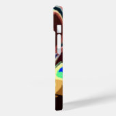 波状のフィエスタの色のパターン Case-Mate iPhoneケース (裏面 / 左)