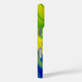 波状のマルチカラー抽象画 Case-Mate iPhoneケース (裏面 / 右)