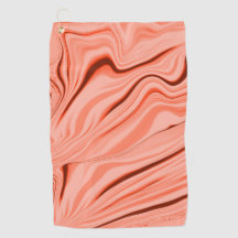 波状のミックスピーチ、サーモン、澄んサンゴ、ピンク