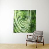 波状の同心円 タペストリー (インサイチュ(横))