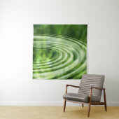 波状の同心円 タペストリー (インサイチュ)