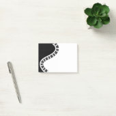 波状の曲がったピアノ鍵 ポストイット (オフィス)