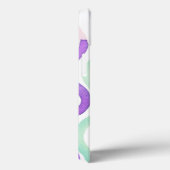 波状の紫と緑の水色の線 Case-Mate iPhoneケース (裏面 / 右)