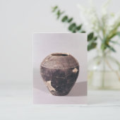 波状の線飾が付いた円光部の花瓶 ポストカード (スタンド正面)