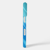 波状の青い抽象画 Case-Mate iPhoneケース (裏面 / 右)