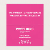 波状はっきりした虹の順序ありがとう割引Colorfu 名刺 (内部フラット)