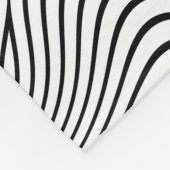 波状またはストライプ波状3D relの抽象芸術パターン フリースブランケット (角)