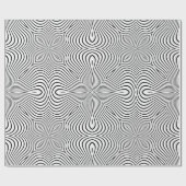 波状またはストライプ波状3D relの抽象芸術パターン ラッピングペーパー (フラット)