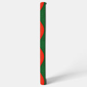 波状カラフル模様 SAMSUNG GALAXYケース (左側面)