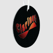 波状クラリネット オーナメント (正面)