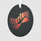 波状クラリネット オーナメント (正面)