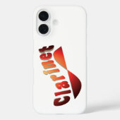 波状クラリネット Case-Mate iPhoneケース (裏面)