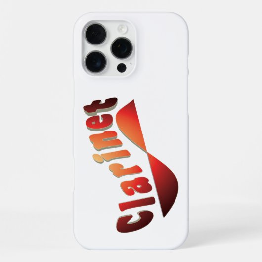 波状クラリネット iPhoneケース (裏面)