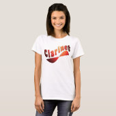 波状クラリネット Tシャツ (正面フル)