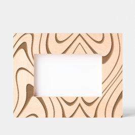 波状クールモダンファンキー4Davey レーザー彫刻フレーム