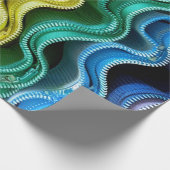 波状ジッパー ラッピングペーパー (角)