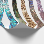 波状パターンシミカラーシェル ラッピングペーパー (角)