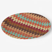 波状パターンセドナ南西紙プレート ペーパープレート (アングル)