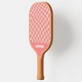 波状パーソナライズされた市松模様に | Coraピックボールパドル ピックルボールラケット (左)
