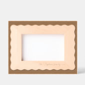 波状フレームシンプルモダンミニマル レーザー彫刻フレーム (正面)