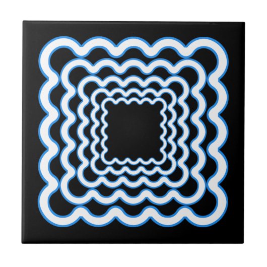 波状フレーム タイル (正面)