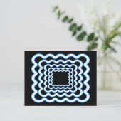 波状フレーム ポストカード (スタンド正面)