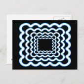 波状フレーム ポストカード (正面/裏面)